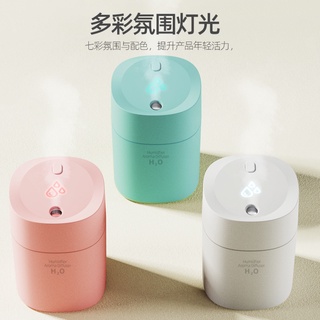 COD Home Air Humidifier Cute Cat Design Diffuser Purifier Aromatherapy Ultrasonic Car Humidifier 7 lights LED Light