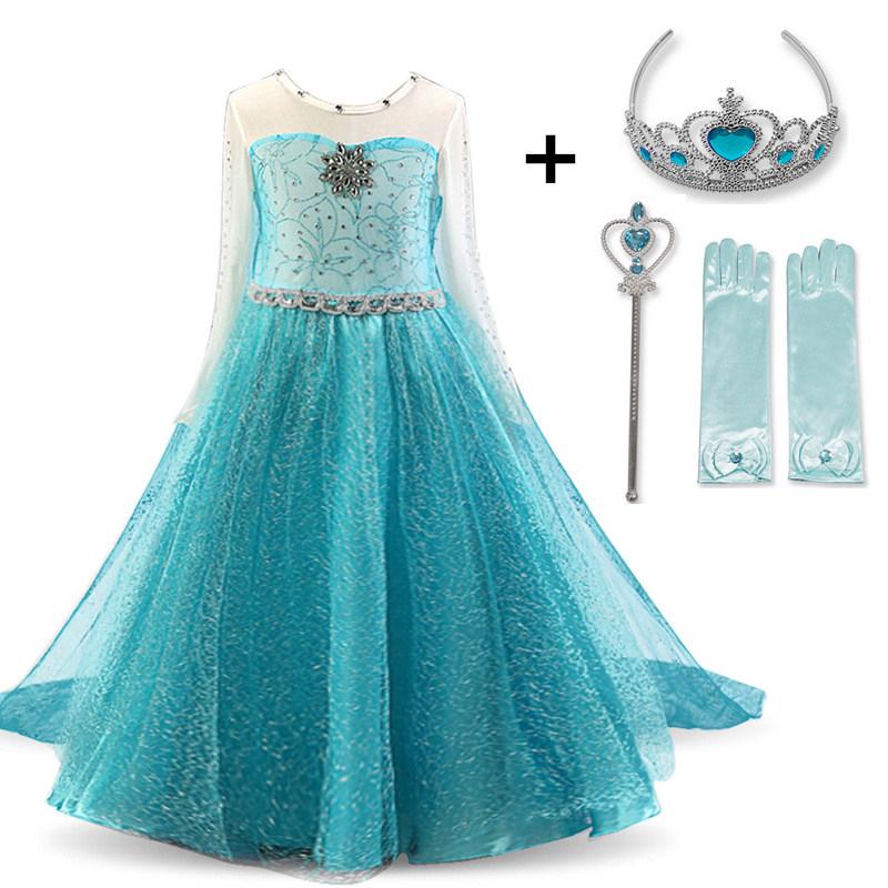 [NNJXD] Baby Kids Girl Princess Tutu Dress Birthday Party Cosplay Costume With Accesorries