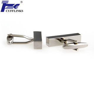 ™French cufflinks cuff cuff nails men s cufflinkws metal series silver cuboid