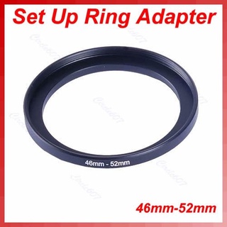 【BEST SELLER】 H.S.V✺ NEW Metal 46mm-52mm Step Up Lens Filter Ring 46-52 mm 46 to 52 Stepping Adapter