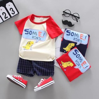 Baby Corp Kids Boys Girls Fashion Set Tshirt Shorts 2 Piece Set
