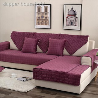 Simple and modern living room non-slip padded sofa cover cushion (6)