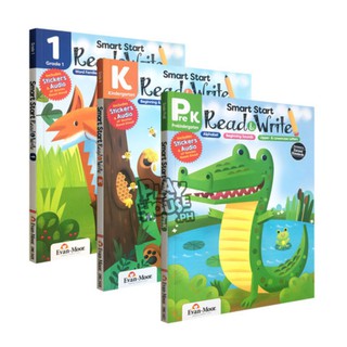 Evan-Moor Smart Start Read & Write Activity Books, Workbooks for Kids Pre-K, Kinder, Grade 1