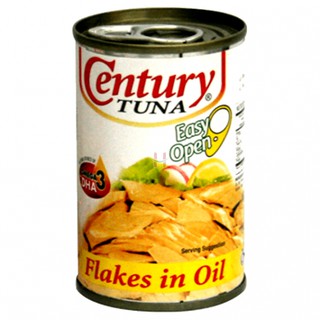 CENTURY TUNA FLAKES IN VEGETABLE OIL/HOT & SPICY 155G/180G