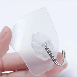 Transparent Strong Sticky Wall Hanging Nail-free Hook Kitchen Bathroom (3)
