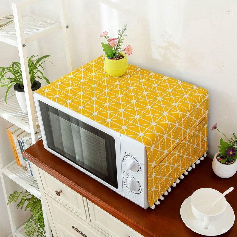 Microwave Dust Proof Cover Microwave Oven Hood Home Decor Mi