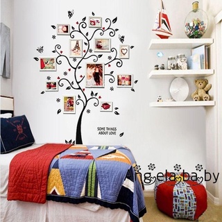 【Ready Stock】✇▥ABN-Family Tree Wall Art Stickers Photo Picture Frame