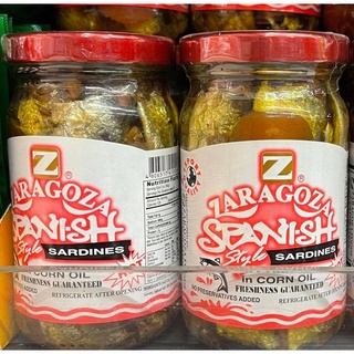 ZARAGOZA Spanish Style HOT SARDINES in Corn Oil 220 grams