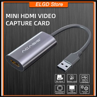 ACASIS HDMI to USB HD video and audio capture card/Mobile game live OBS game collector 4K1080P 60FPS (1)