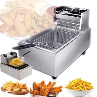 Electric Deep Fryer Stainless Steel Frying Machine AS220 (1)