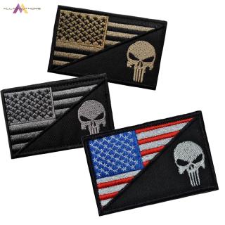 ABH❤Decoration USA Flag Punisher Military Tactical Patch Tape Army Morale Badge