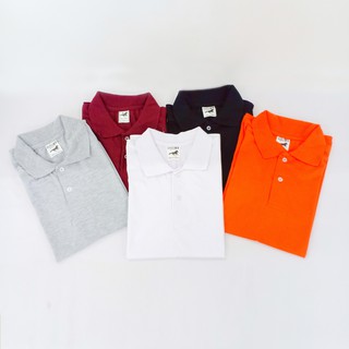 Black Horse Poloshirt Adult Unisex Polo Shirt TShirt (Black, White, Top Dye, Maroon, Orange)