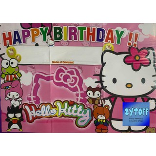 Hello Kitty Tarp/Naming Poster Banner 85x58cm
