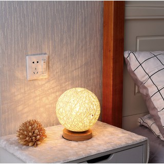 Dimmable Nordic Style Night Lamp Desktop Table Lampshade Bedside Lamp Shade (Circle)