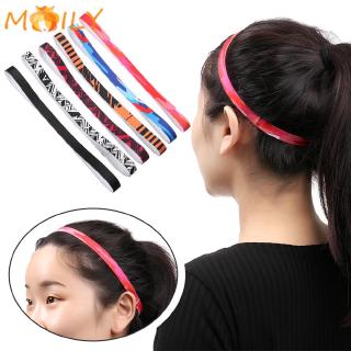 MOILY Women Men Sport Hairband Elastic Anti-slip Running Headband Fitness Headwear