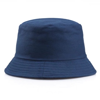 Korean Fashion Plain Bucket Hat Sun cap (1)