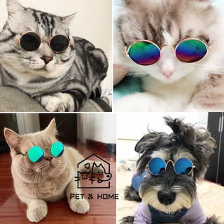 【Ready Stock】♗✎☜PET & HOME Sunglasses Teddy Cat Glasses Cool Fashion Accessories Eye Protection