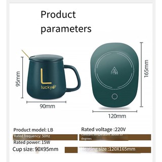 New Fashion Gift Cup 55-degree Constant Temperature Ceramic Mug Coffee Mug Heater (1)