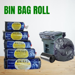 Garbage Bag Roll / Trash Bag Roll / Bin Bag Roll Many Sizes and Colors