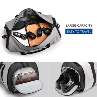 OZUKO Multifunction Large Capacity Men Travel Bag Waterproof Duffle Bag for Trip Suit Storage Hand L