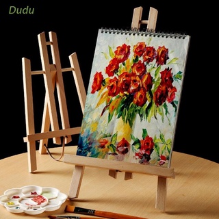 Dudu Natural Beech Wood Table Easel for Artist Painting Sketching Craft Foldable Wooden Stand Frame Display Holder Art Supplies