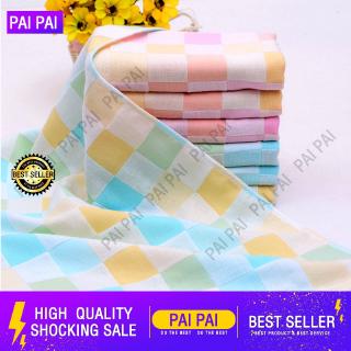 0-3Yrs Baby Cotton Towel Gauze Kerchief Handkerchief Absorbent Drying Bath Towel Washcloth