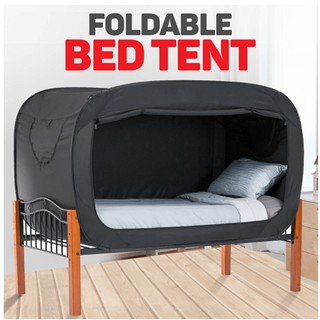 Foldable Privacy Bed Tent (Para po sa mga bedspacers, graveyard shifters, or gusto lng ng privacy.)