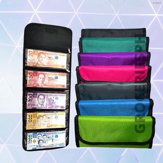 ◆▣Money Bills Organizer 5 slots Roll Type Washable High Quality Water proof
