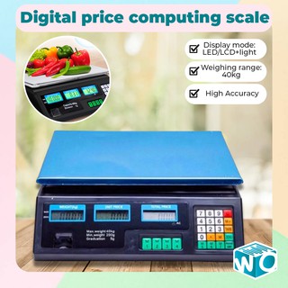 Computing scale Rechargeable Digital price computing scale 40kg/2g Scale