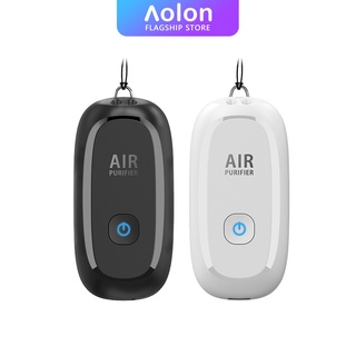 Aolon M8 Air Purifier Wearable Necklace Mini Portable USB Air Purifier 150million Negative Ion Generator Low Noise Air Freshener for Kids Adults