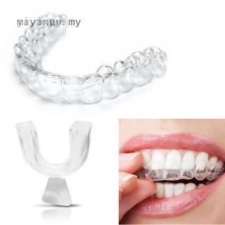 2PCS Transparent Mouth Guard Night Guard Gum Shield Mouth Trays Whitening Grinding Boxing Teeth Protection