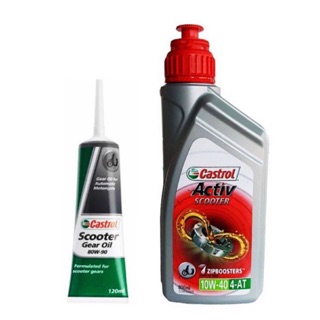 Castrol Activ Scooter 10W-40 4AT With Gear Oil (1)