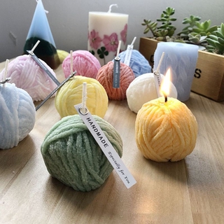 zong✨ 3D Yarn Ball Silicone Aroma Candle Mold Soap Gypsum Clay Making DIY Cake Baking (1)
