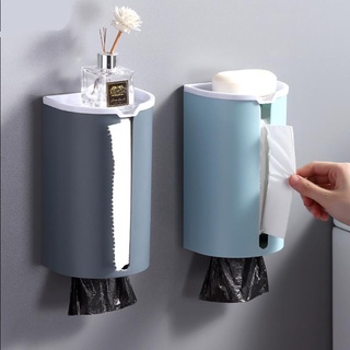 Kitchen tissue holder paper box wall-mounted toilet toilet tissue box punch-free shelf waterproof