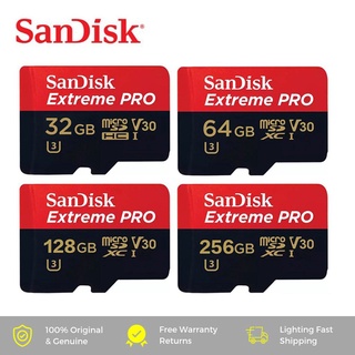 【Fast Delivery】sandisk memory cardSanDisk 256GB Extreme PRO microsd UHS-I Memory Card micro SD Card