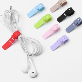 4PCS Cable Winder Earphone wire/Jack/Charger Cord Protector Cable Organizer Binder Silicone Winder