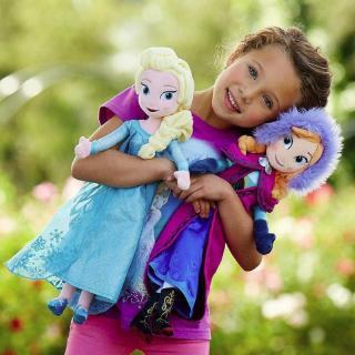 40/50CM Frozen Anna Elsa Dolls Snow Queen Princess Anna Elsa Doll Plush Toys Kids Birthday Gifts