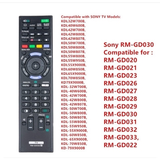 NEW SONY RM-GD030 Smart TV Remote Control for GD023 GD033 RM-GD031 RM-GD032 RM-GD026 RM-GD027 RM-GD028 RM-GD029 TV Remote Control KDL32W700B, KDL40W600B, KDL42W700B, KDL42W800B KDL50W800B, KDL50W807B