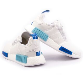 Adidas running shoes sports shoes Adidas NMD Boost St Paul (White Blue Glow)
