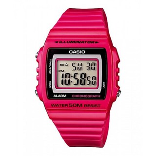 Casio Digital W-215H-4A Watch For Women W/ 1 Year Warranty