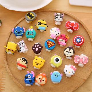 Cartoon charger winder data cable protector earphone cable protective cover