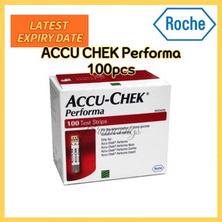 Accu Chek Performa Test Strips 100pcs/200pcs Accu Check Performa (EXP : 11- 2022)