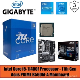 【COD】Intel Core i5-11400F Bundle Asus PRIME B560M-A Mainboard (PWP)