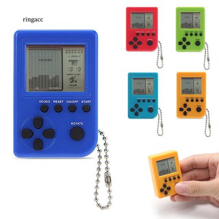 【RAC】Mini Portable Keychain Pendant Tetris Game Console Retro Classic Gaming Machines (1)