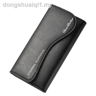 ∈ New style wallet men s long retro wallet men s wallet large-capacity multifunctional youth personality Korean fashion trend