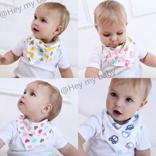Baby bibs bandana or bibdana (set of 4 random designs) (4)