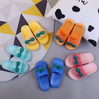 【COD】Children shoes boy&girl slipper Lovely three-dimensional grass shape