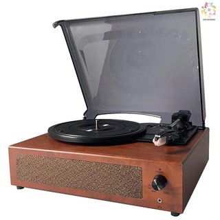 [In Stock] Retro Record Player 33/45/78RPM Gramophone USB Turntable Disc Household Portable Gramophones Home Decorative Tool