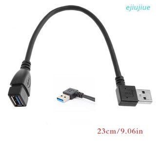 cc USB 3.0 A Left/Right Angle 90 Degree Male To Female Adapter Cable Extension Cord