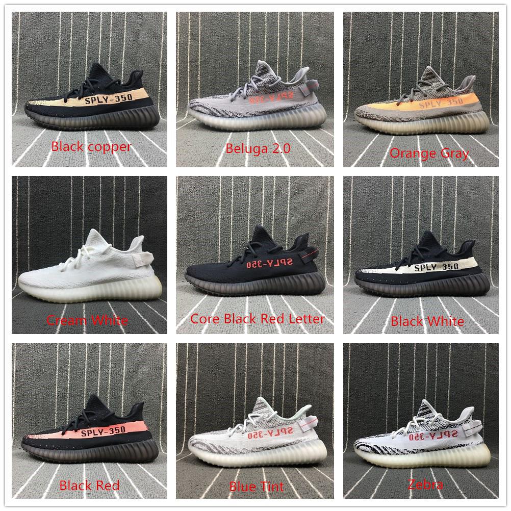 adidas running shoes ** Adidas Yeezy Boost 350 V2 Black Copper Women Men 9 COLORS